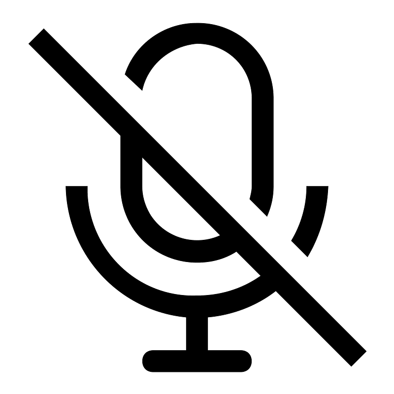 Microphone-mute-line