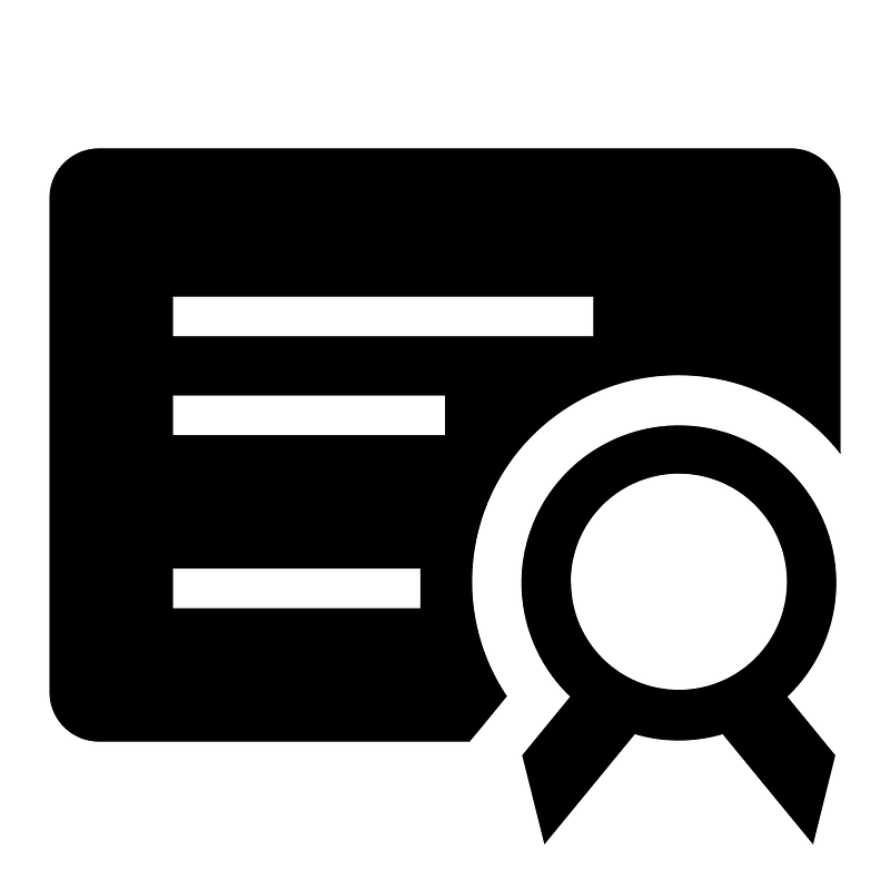 Certificate-solid