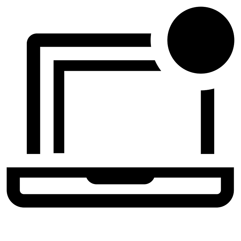 Computer-outline-badged