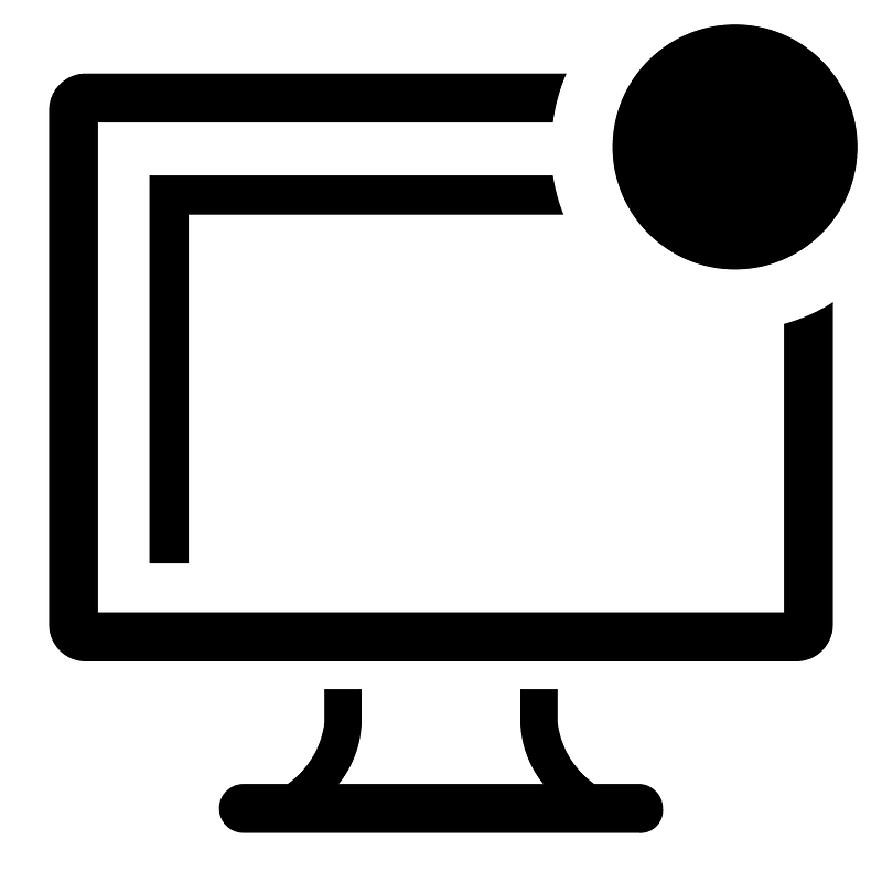 Display-outline-badged