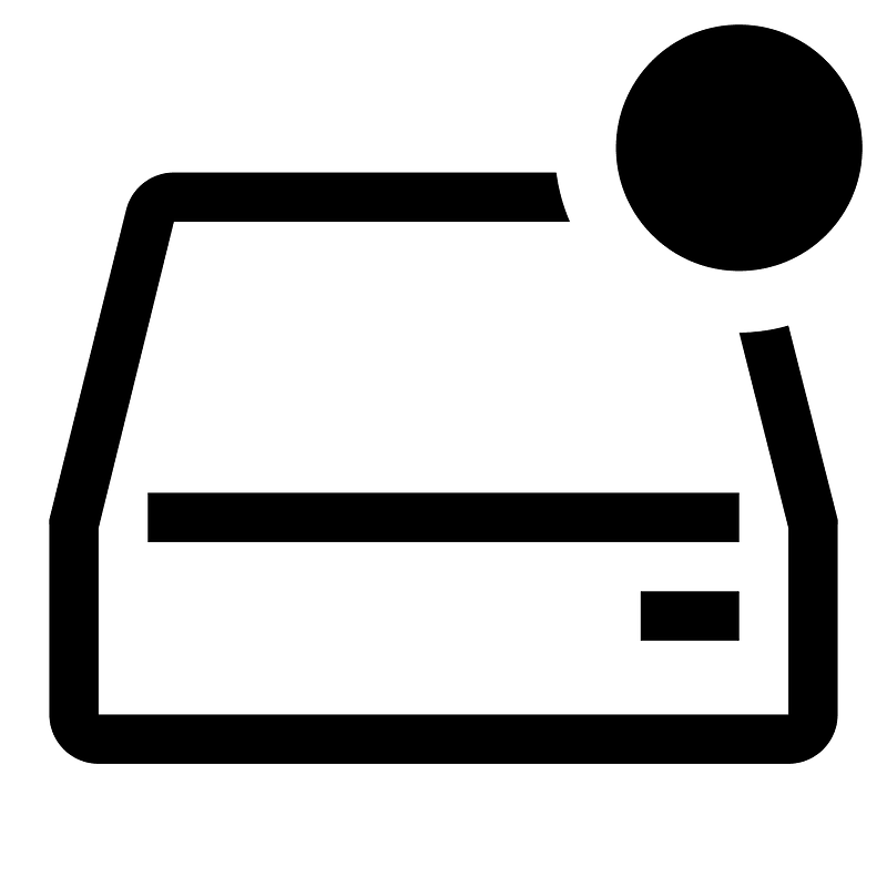 Hard-disk-outline-badged