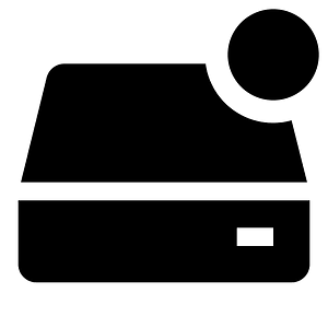 Hard-disk-solid-badged