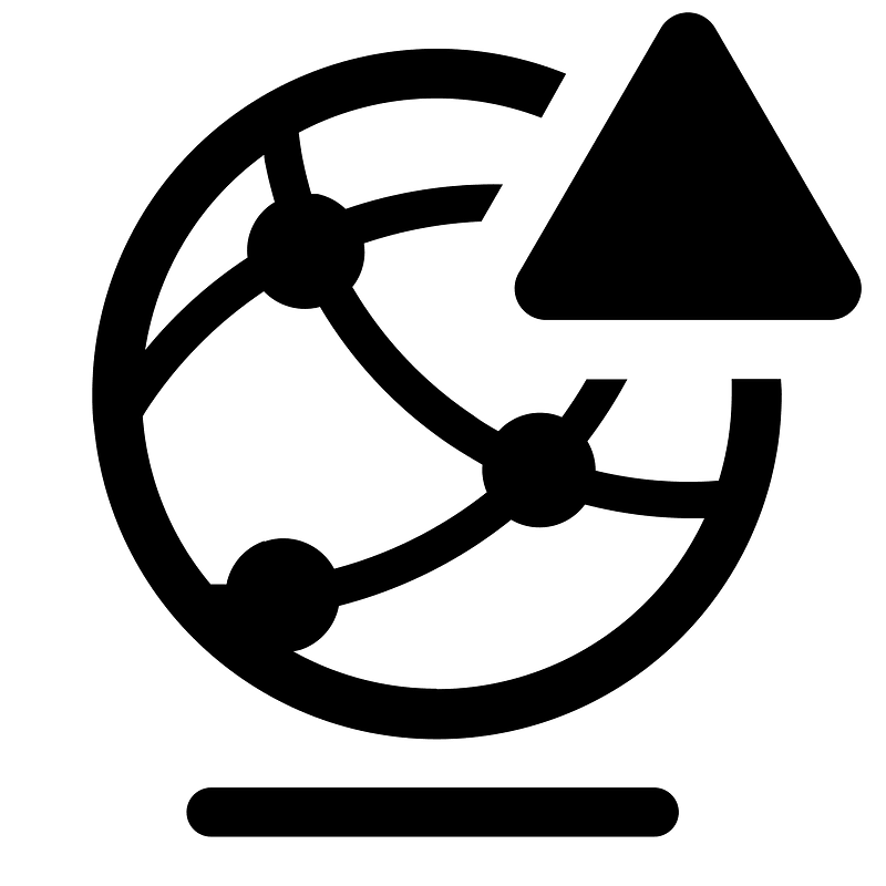 Network-globe-outline-alerted