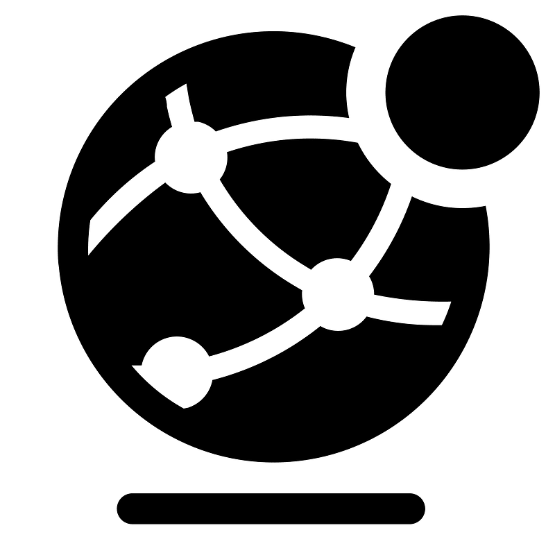Network-globe-solid-badged