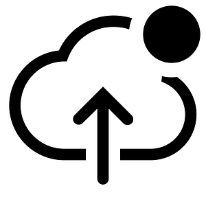 Upload-cloud-outline-badged