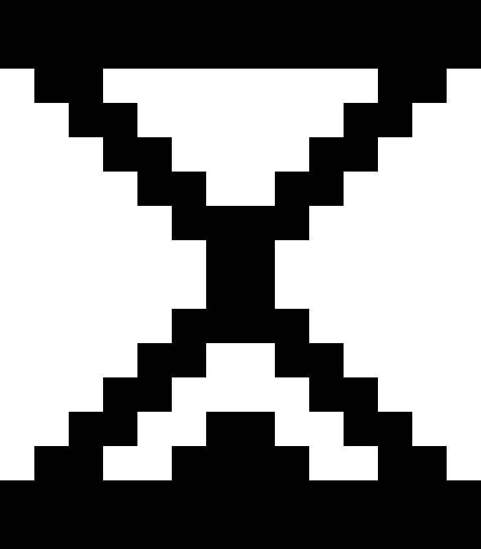 Pixel Hourglass