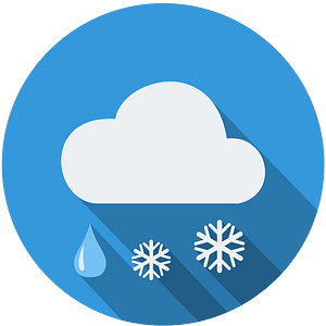 daylight cloud raindrop two snowflakes