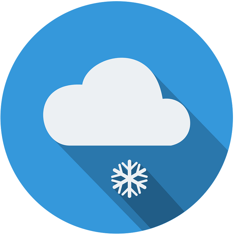daylight cloud snowflake