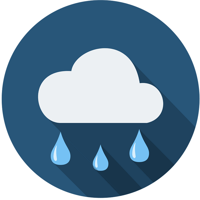 night cloud raindrops
