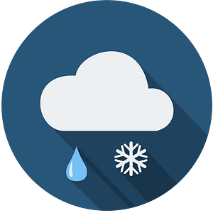 night cloud snowflake raindrop