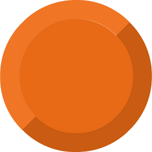 Diamond circle 11-23 orange