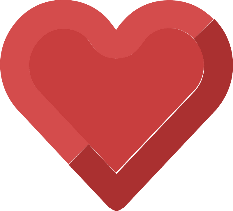 Diamond heart 17-24 red