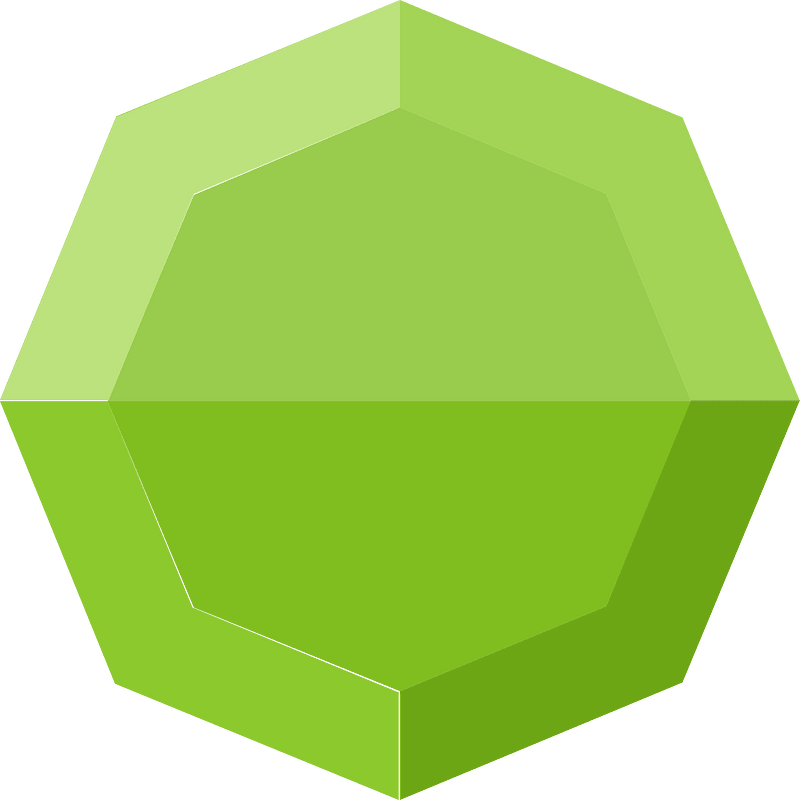 Diamond octagon 08-06 green