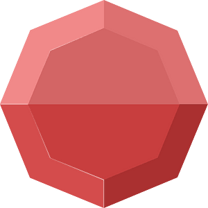 Diamond octagon 17-06 red