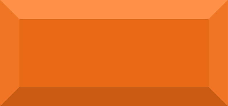 Diamond rectangle 11-14 orange