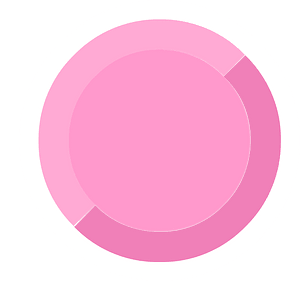 Diamond circle 13-22 pink