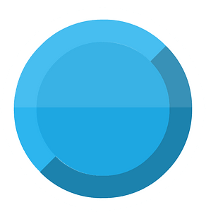 Diamond circle 04-19 blue