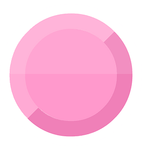 Diamond circle 13-19 pink
