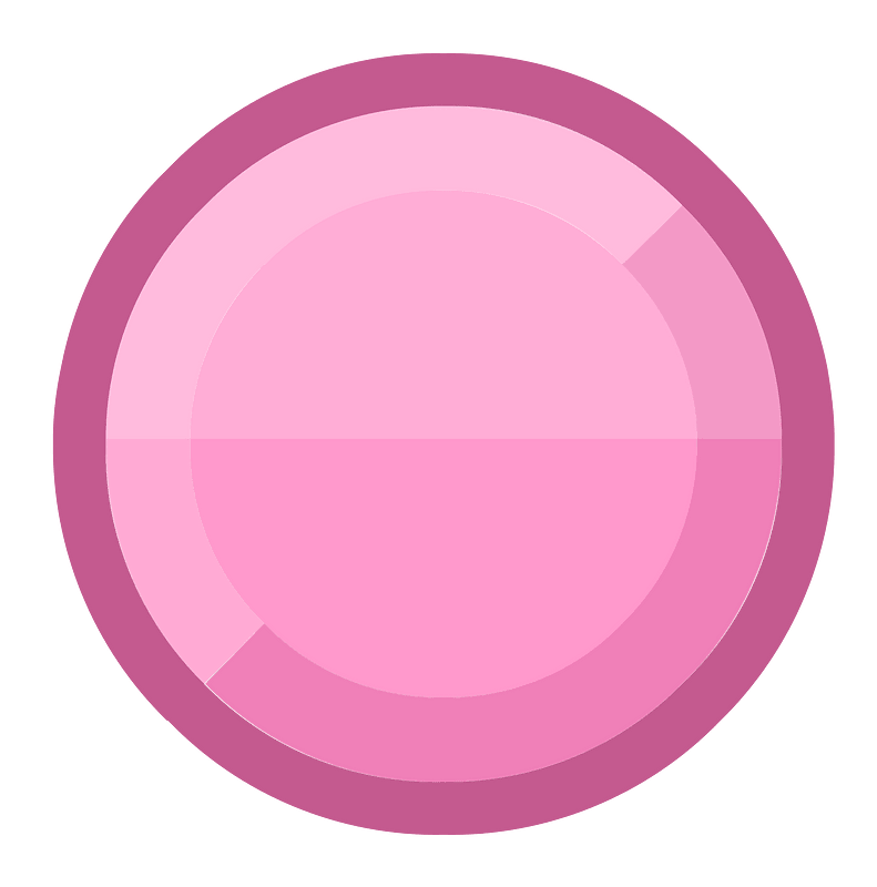 Diamond circle 15-19 pink outlined