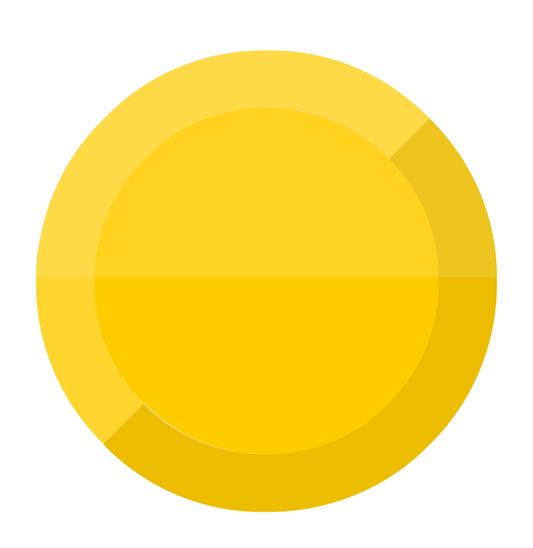 Diamond circle 19-19 yellow