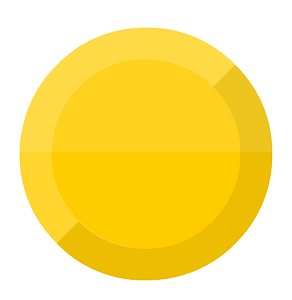 Diamond circle 19-19 yellow