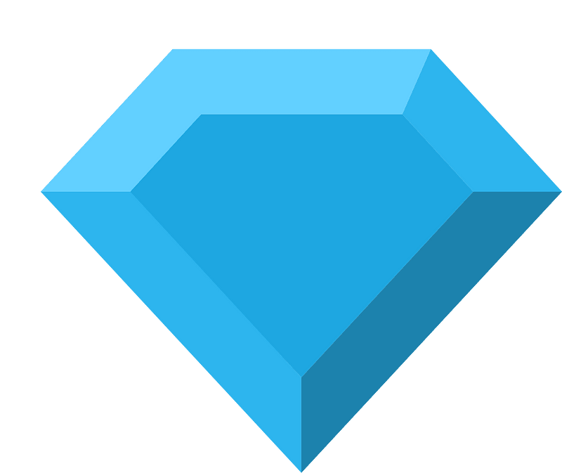 Diamond gem 05-22 blue