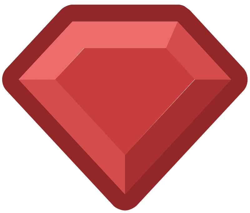 Diamond gem 18-23 red outlined