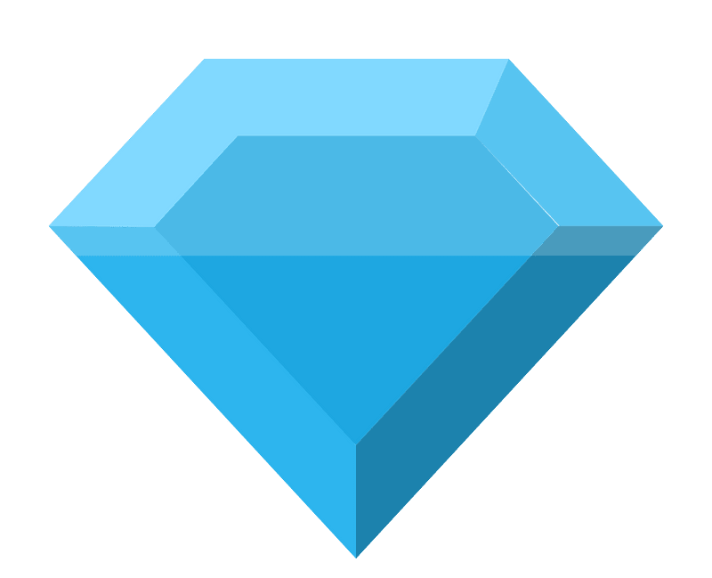 Diamond gem 05-10 blue