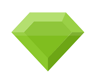 Diamond gem 07-18 green