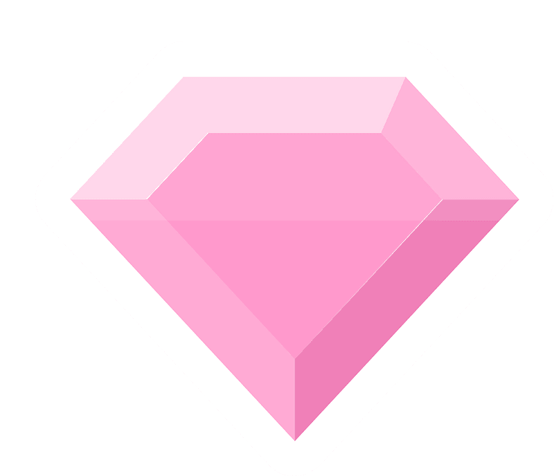 Diamond gem 13-18 pink