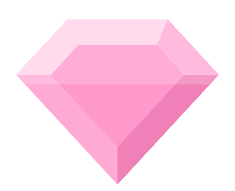 Diamond gem 14-10 pink
