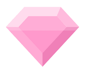 Diamond gem 14-10 pink