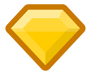 Diamond gem 21-18 yellow outlined