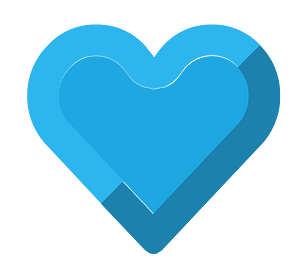 Diamond heart 05-24 blue