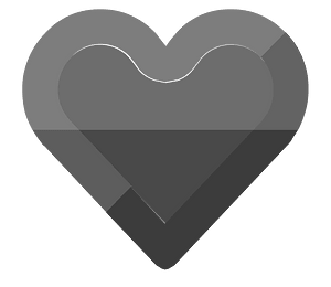 Diamond heart 02-12 black