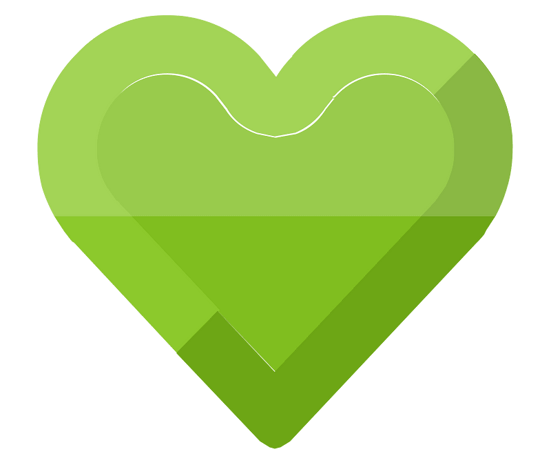 Diamond heart 08-12 green