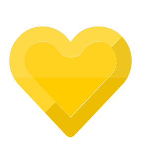 Diamond heart 19-20 yellow