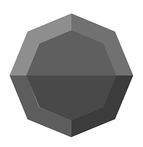 Diamond octagon 01-09 black