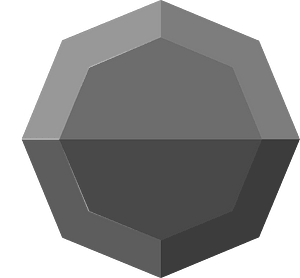 Diamond octagon 02-06 black