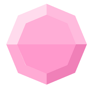 Diamond octagon 14-06 pink