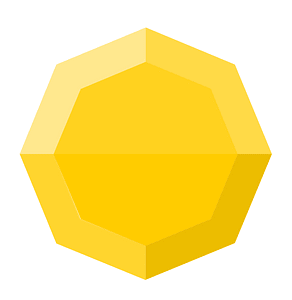 Diamond octagon 19-09 yellow