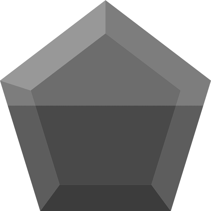 Diamond pentagon 02-03 black