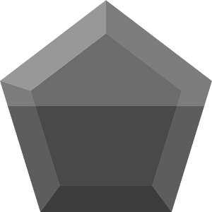 Diamond pentagon 02-03 black