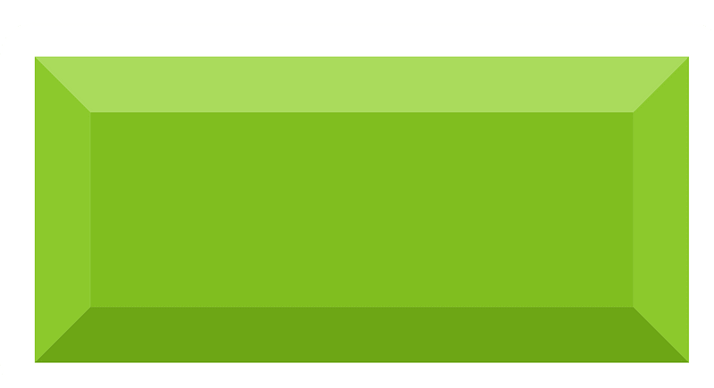 Diamond rectangle 07-02 green