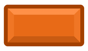 Diamond rectangle 12-17 orange outlined