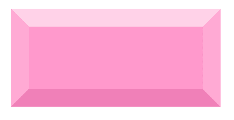Diamond rectangle 14-14 pink