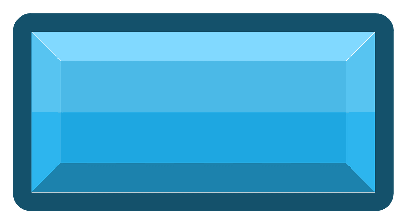 Diamond rectangle 06-03 blue outlined