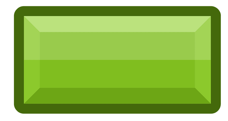 Diamond rectangle 09-03 green outlined