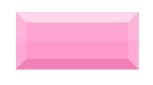 Diamond rectangle 13-05 pink