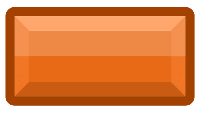 Diamond rectangle 12-03 orange outlined